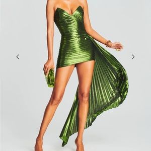 Retrofete Daniele dress in lime